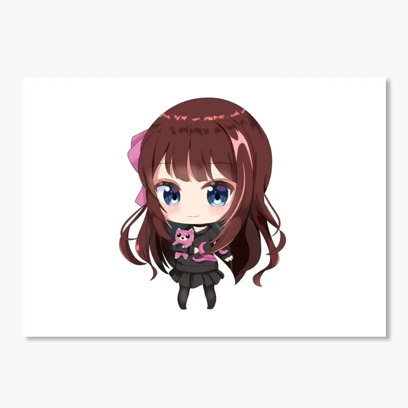 Wide Chibi Sticker